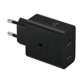 Įkroviklis Samsung EP-T5020XBEGEU 50W + USB-C kabelis juodas