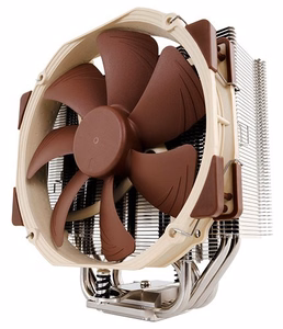 Noctua NH-U14S kompiuterio aušinimo komponentas procesoriaus aušintuvas 12 cm rudos spalvos, nerūdijantis plienas