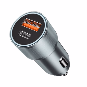 Автомобильное зарядное устройство Bwoo (CC73) (1xUSB; 1xUSB-C; 38W) чёрный