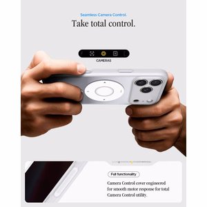 Spigen Ultra Hybrid MagSafe dėklas iPhone 18 Pro / 17 Pro, sidabrinis