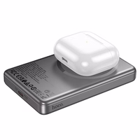 Išorinė baterija Power Bank Hoco Q26A PD20W Magnetic 10000mAh juoda