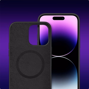 Tech-Protect Silikoninis Magnetinis dėklas telefonui iPhone 13 / 14 - Juodas