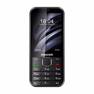 MAXCOM MM 334 SE mobilusis telefonas, juodas