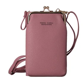 Megztas maišelis telefonui GCW01 rožinis