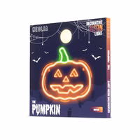 Neon PLEXI LED PUMPKIN WITH STEM oranžinis žalias NNE13 Neolia