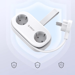 Orico APP 15.5W 5in1 maitinimo blokas 2x AC + 2x USB-A + 1x USB-C - baltas