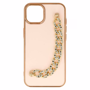 Madingas dėklas telefonui Iphone 14 Pro dizainas 4 šviesiai rožinė