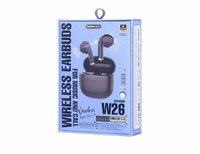 REMAX EARPHONES BLUETOOTH TWS W26 juodas