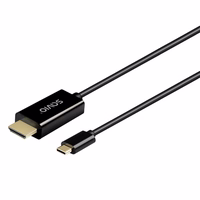 SAVIO CL-191 USB-C į HDMI kabelis, 30Hz, 2m, plastikas