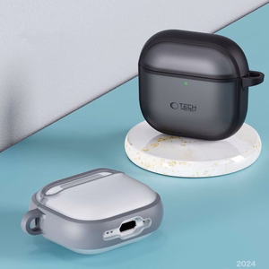 Tech-Protect Slim Hook dėklas AirPods 4 - pilkas