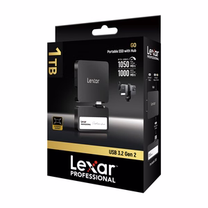 „Lexar Professional SL400“ 1 TB nešiojamasis SSD + jungčių blokas