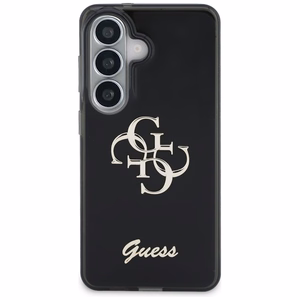 GUESS dėklas for SAMSUNG S26 GUHCS26S5HC4MLSK (IML Big Metal 4G and Script) juodas