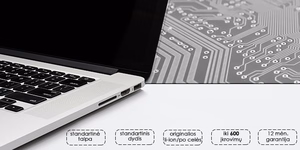 Nešiojamo kompiuterio baterija skirta A1706, 4314mAh, Premium