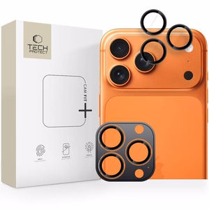 Tech-Protect Camring Fit+ kameros dangtelis iPhone 14 Pro / Max / 15 Pro / Max / 16 Pro / Max / 17 Pro / Max - juodas