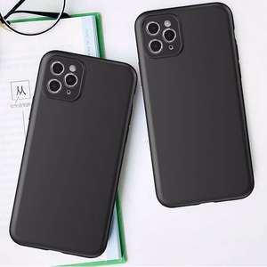 Minkštas dėklas Samsung Galaxy A55 - juodas