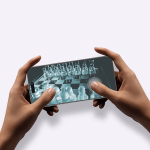 Apsauginis stiklas Titano matinis temperuotas stiklas skirtas iPhone 16 Pro