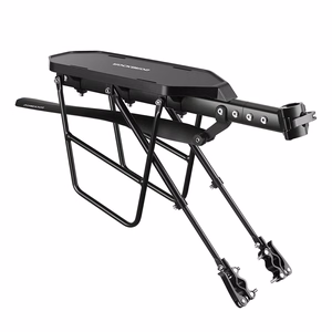 Rockbros RBHJ-1 Black Diamond dviračio bagažinė su purvasaugiu ir greito tvirtinimo sistema 26-29" kalnų dviračiams - juoda