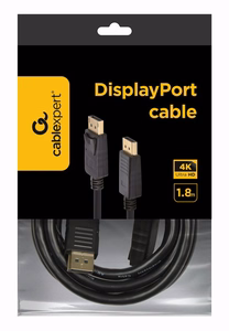 Gembird CC-DP2-6 DisplayPort laidas 1.8 m juodas