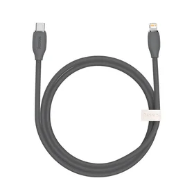 Baseus Jelly kabelis USB-C į Lightning, 20W, 1,2m (juodas)