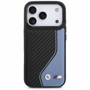 BMW M Carbon Logo Magnetinis dėklas telefonui iPhone 17 Pro - mėlynas