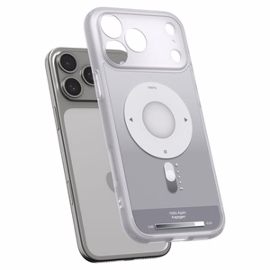 Spigen Ultra Hybrid MagSafe dėklas iPhone 18 Pro / 17 Pro, sidabrinis