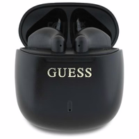 Guess słuchawki Bluetooth GUTWSJ14ESGK TWS + stacja dokująca czarny/black Spausdintas klasikinis logotipas