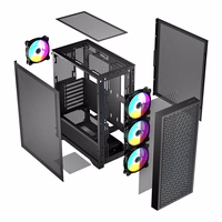 Logic DART PRO ARGB MIDI USB-C korpusas juoda