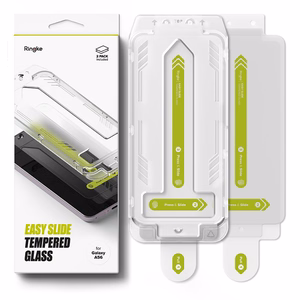 Ringke Easy Slide 2-jų pakuotė grūdinto stiklo Samsung Galaxy A56 5G - skaidrus