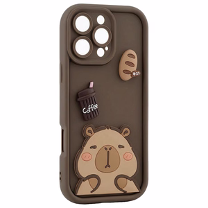 Ultra Trendy 3D case for iPhone 15 Pro 6,1" capybara