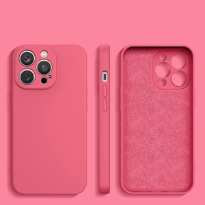 Silikoninis dėklas iPhone 14 Plus silikoninis dėklas fuksijos spalvos