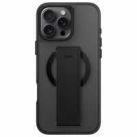 Uniq Heldro Max iPhone 16 Pro Max 6.9" magnetinis įkrovimo dėklas juodas/dūminis