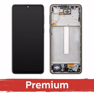 LCD дисплей совместимый с Samsung A336 A33 5G с рамкой / Черный / OEM