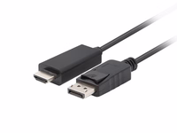 Lanberg CA-DPHD-11CC-0018-BK kabelių lizdinio / kištukinio jungčių tipo keitiklis DisplayPort HDMI Juoda