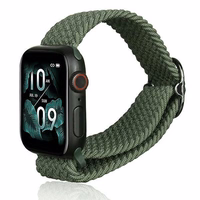Beline Dirželis Apple Watch Textile 42/44/45/49mm žalias