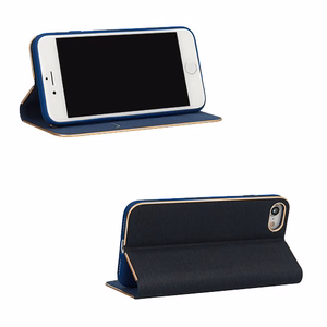 Vennus knygos tipo dėklas su rėmeliu Iphone 14 Pro Max tamsiai mėlynas