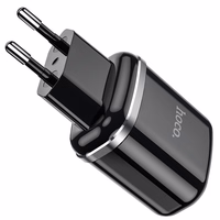 Įkroviklis Hoco N4 12W 2xUSB-A juodas