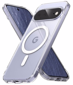 Ringke Fusion Magnetic MagSafe dėklas, skirtas Google Pixel 11, skaidrus