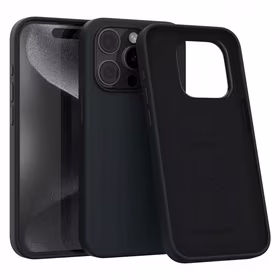 Spacecase Pure Mag dėklas iPhone 15 Pro juodas