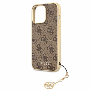 Guess GUHCP13LGF4GBR iPhone 13 Pro / 136,1" rudas/rudas dėklas 4G Charms Collection