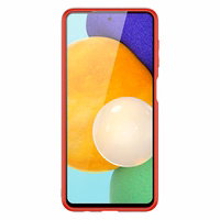 Dux Ducis Yolo elegantiškas dėklas telefonui iš ekologiškos odos Samsung Galaxy A13 5G raudonas