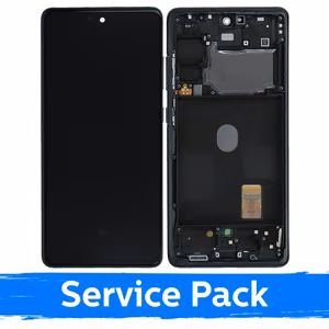 Ekranas skirtas Samsung F731 Z Flip5 (INNER) su rėmeliu / Graphite / (Service Pack) +INCLUDING BATTERY