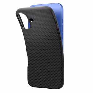 Spigen Liquid Air dėklas iPhone 16 Plus telefonui – juodas