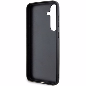 Karl Lagerfeld KLHCS24SPSAKCMPG S24 S921 kietasis dėklas telefonui pilkas Saffiano Karl & Choupette Metal Pin