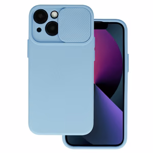 Camshield Soft skirtas iPhone 16 šviesiai mėlynas