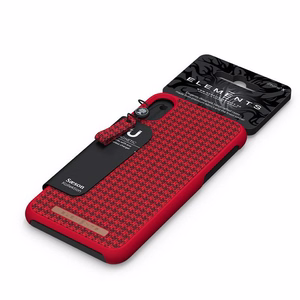 Nordic Elements Saeson Idun dėklas, skirtas iPhone XS / X, raudonas