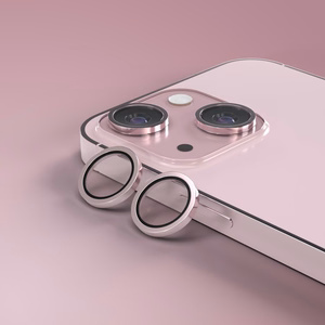 Etteri kameros lęšio apsauga iPhone 15 / 15 Plus rožinė