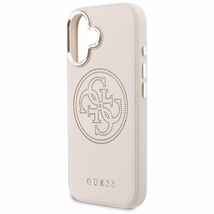 Guess Perforated 4G MagSafe Dėklas for iPhone 17 - rožinis