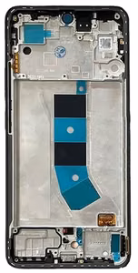 Ekranas Xiaomi Redmi Note 13 4G su lietimui jautriu stikliuku ir rėmeliu Midnight Black OLED