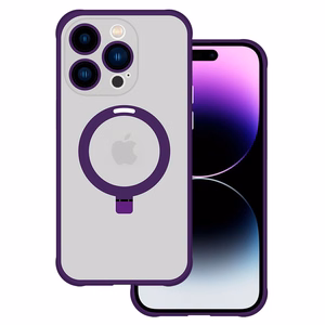 Tel Protect Magiškas MagSafe su stovu dėklas iPhone 12 Pro Max (m) - violetinis (m)