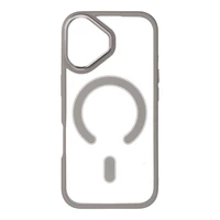 COLOR EDGE MAG COVER dėklas telefonui suderinamas su Magnetiniu IPHONE 17 titano pilka